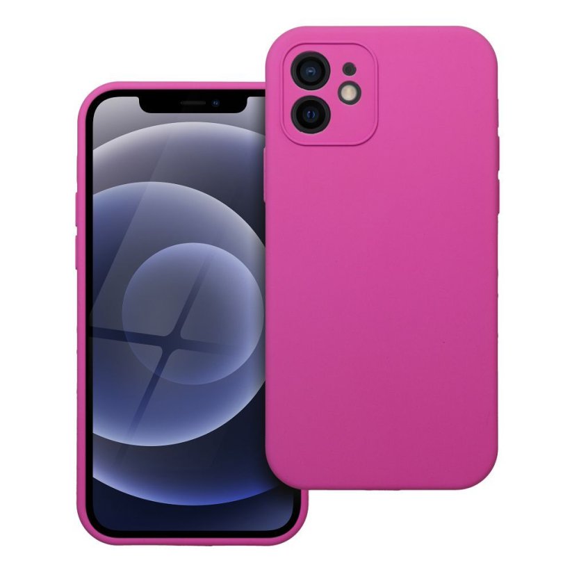 Kryt Case Silicone 2mm iPhone 12 Pink