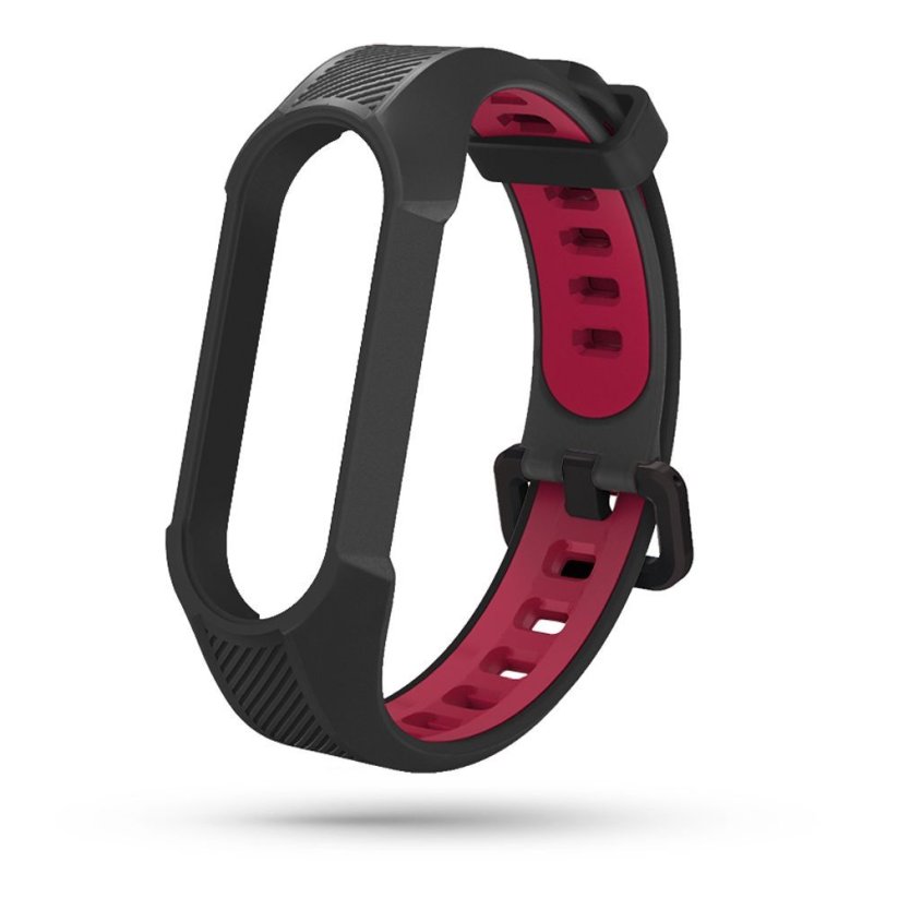 Remienok Tech-Protect Armour Xiaomi Mi Smart Band 5 / 6 / 7 / Nfc Black/Red