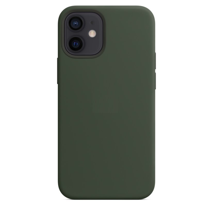 iPhone 12/12 Pro Silicone Case s MagSafe - Cyprus Green design (zelený)