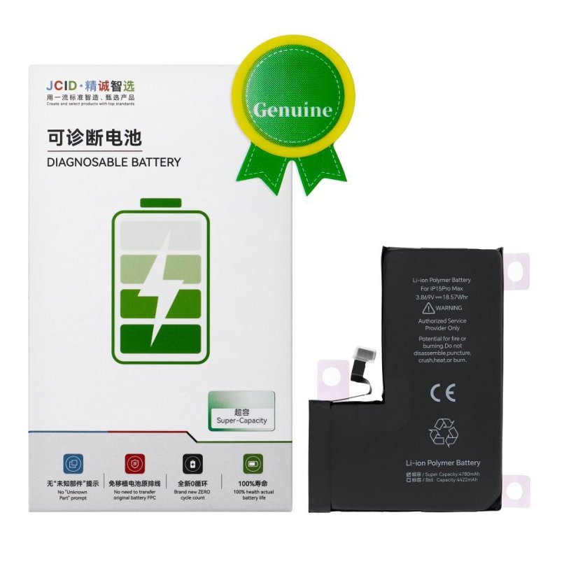 Akkumulátor Jcid Diagnosable Genuine Battery iPhone 15 Pro Max (High Capacity)