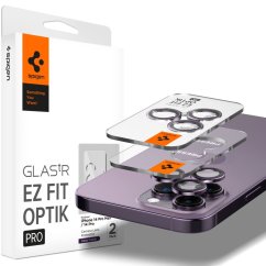 Ochranné sklo zadnej kamery Spigen Optik.Tr ”Ez Fit” Camera Protector 2-Pack iPhone 14 Pro / 14 Pro Max Deep Purple