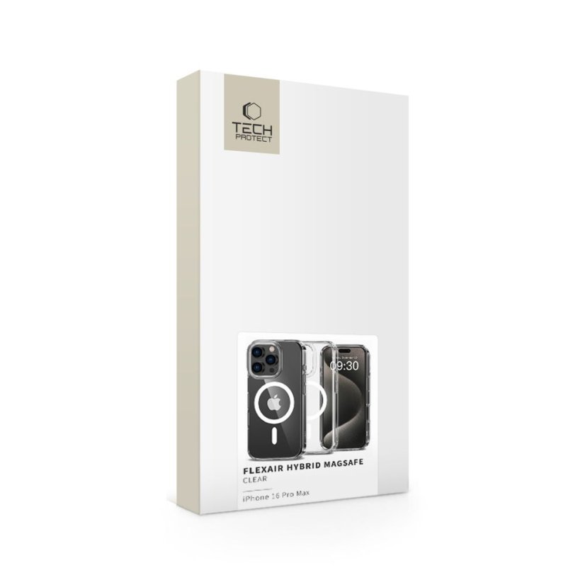 Kryt Tech-Protect Flexair Hybrid Magsafe iPhone 16 Pro Max Clear