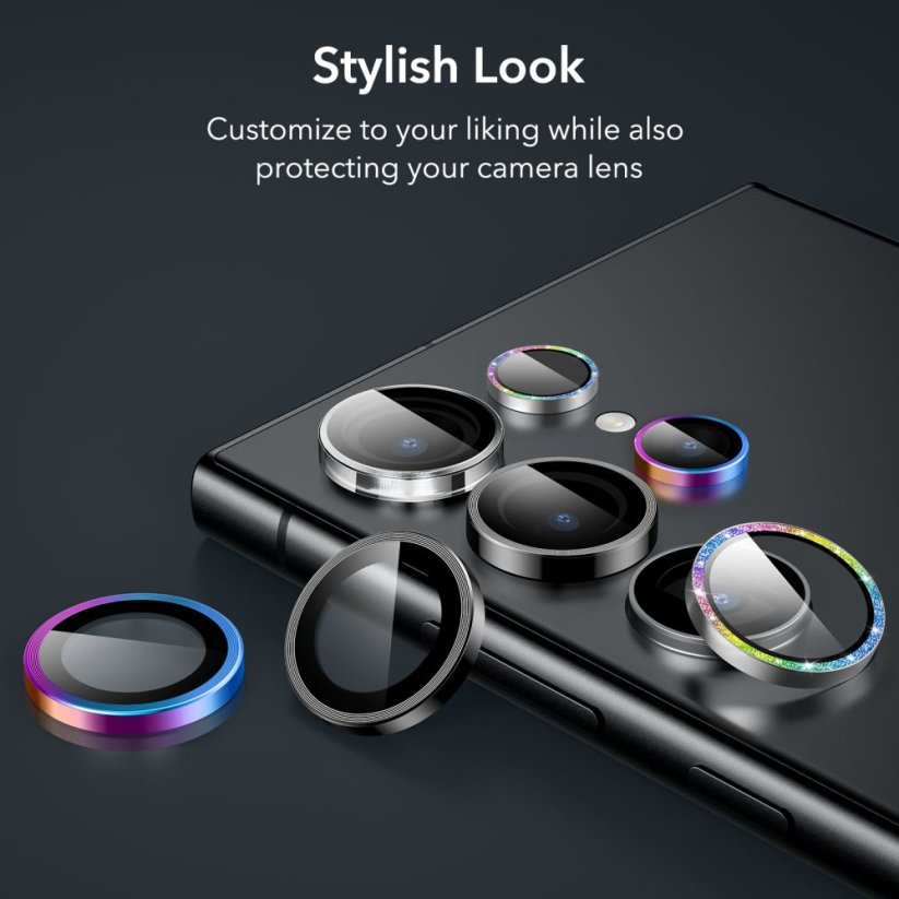 Ochranné sklo zadnej kamery ESR Camera Protector Samsung Galaxy S24 Ultra Black