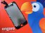 Fekete LCD iPhone 6 (előlapi kamerával + OEM közelségérzékelővel) - home gomb nélkül