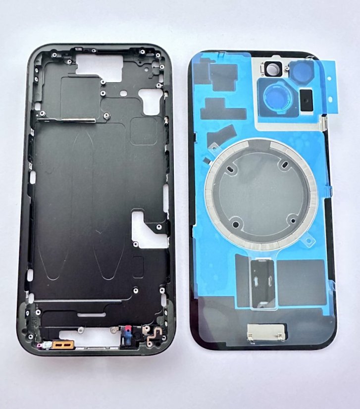 Apple iPhone 15 Plus - Zadný housing (Black)