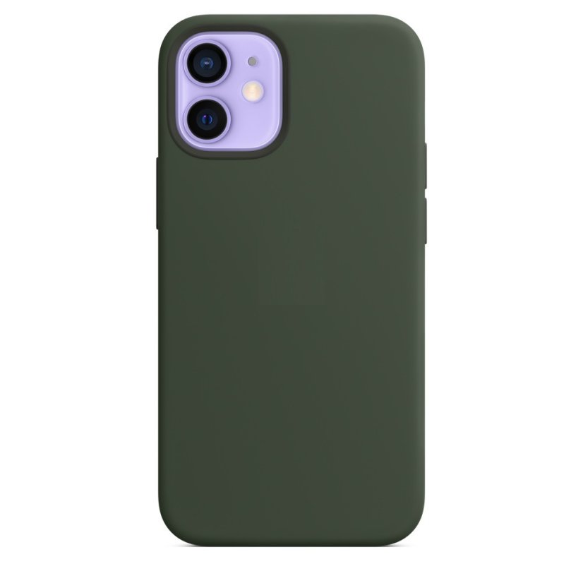iPhone 12/12 Pro Silicone Case s MagSafe - Cyprus Green design (zelený)