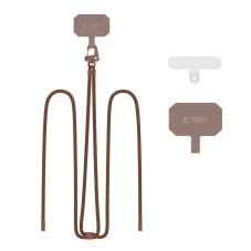Kryt Tech-Protect C5S Rope Crossbody Strap Chocolate Brown Kryt Tech-Protect C5S Rope Crossbody Strap Chocolate Brown
