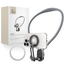 Remienok Tech-Protect Ac200 Magnetic Magsafe & Gopro & Dji Neck Holder Crayon Grey