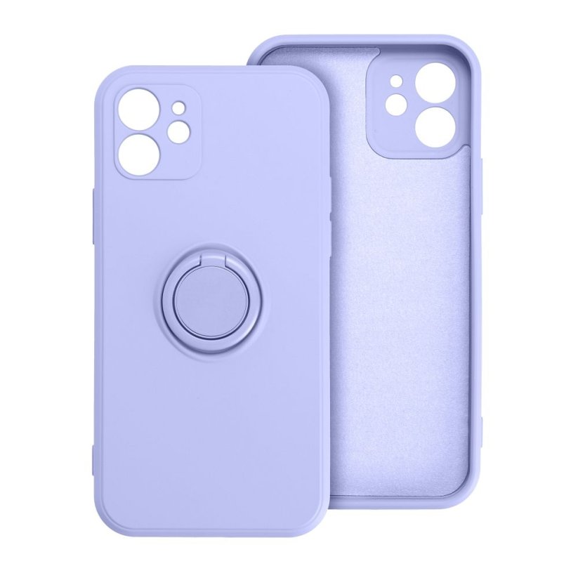 Kryt Silicone Ring Case iPhone 13 Pro Max Violet