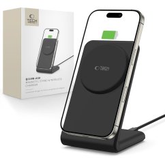 Bezdrôtová nabíjačka Tech-Protect Qi15W-A38 Magnetic Magsafe Wireless Charger Black