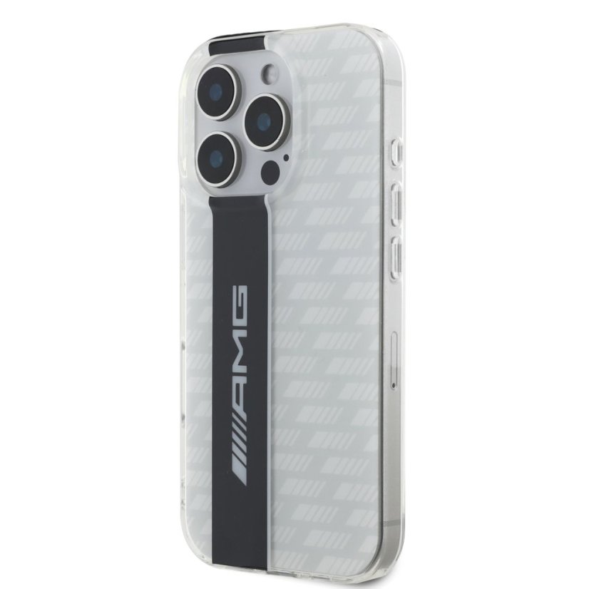 AMG Carbon Pattern zadný kryt pre iPhone 16 Pro Max White