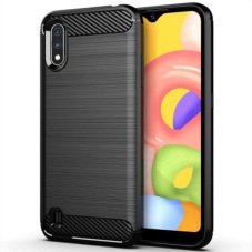 Kryt Forcell CARBON Case Samsung Galaxy A01 čierny Kryt Forcell CARBON Case Samsung Galaxy A01 čierny