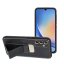 LEATHER Case Kickstand  Samsung Galaxy A34 5G čierny