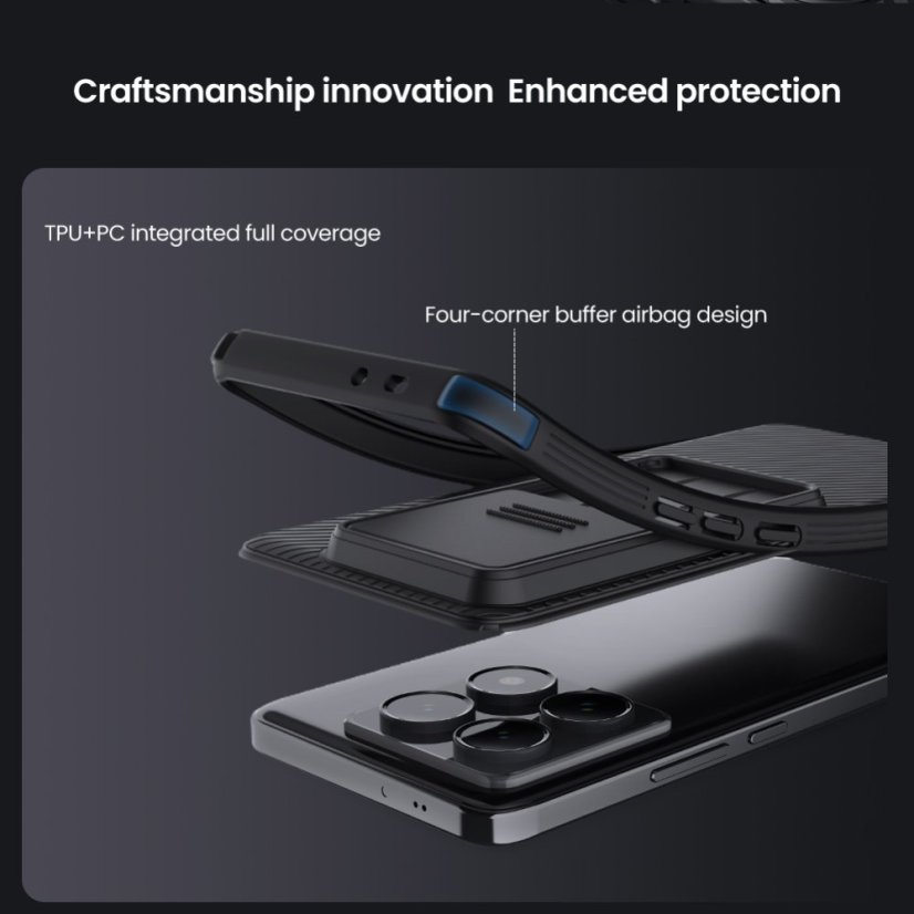 Nillkin CamShield PRO zadný kryt pre Xiaomi 14T Pro Black