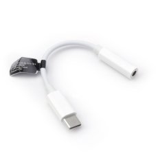 Adapter Aux Type C (Male) to Jack 3,5 mm (Female) Box White