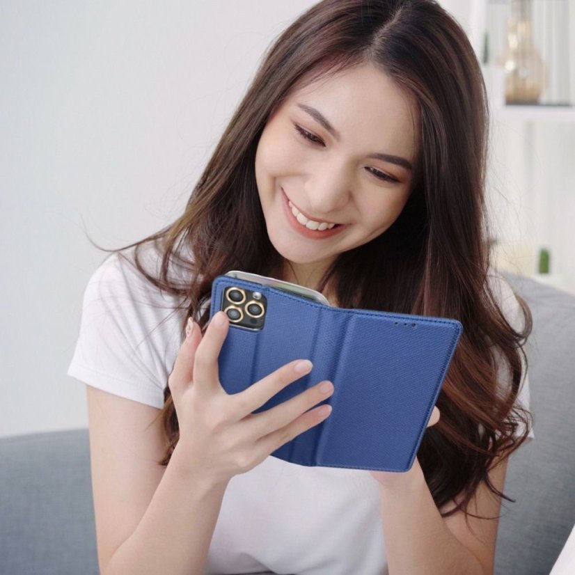 Kryt Smart Case Book  Xiaomi POCO M4 Pro 5G  tmavomodrý
