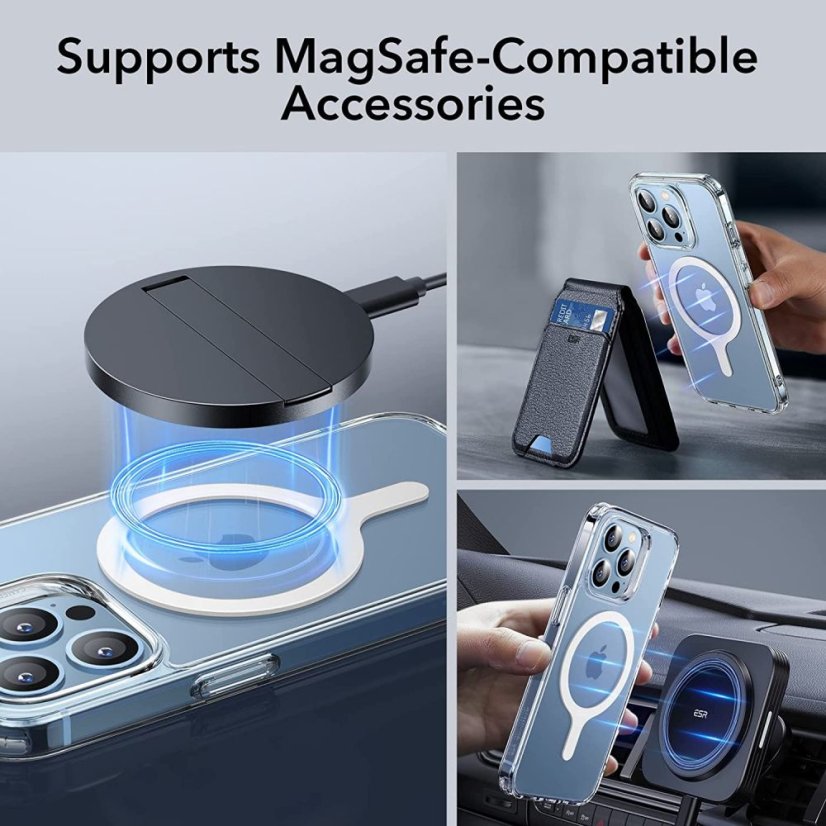 Tok ESR Halolock Magnetic Magsafe Universal Magnetic Ring 2-Pack White