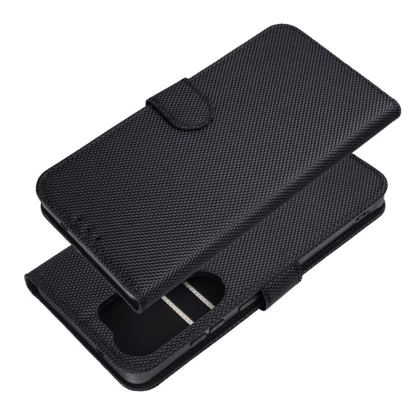 Kryt Anti-Theft 4Card Rfid Book Case Samsung Galaxy A17 Black Tech Fabric