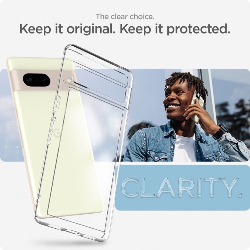 Kryt Spigen Ultra Hybrid Google Pixel 7 Crystal Clear