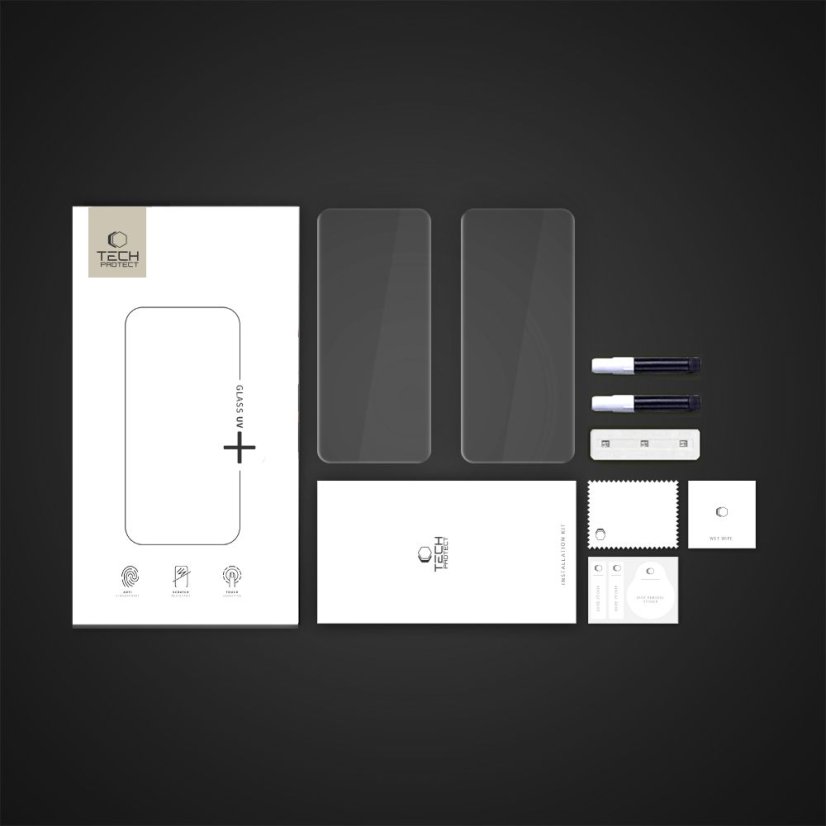 Ochranné tvrdené sklo Tech-Protect Glass Uv+ 2-Pack Motorola Edge 60 / 60 Fusion Clear