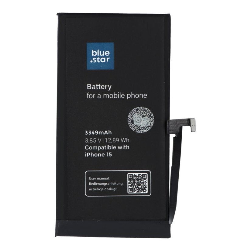Akkumulátor Battery iPhone 15 3349 mAh Blue Star HQ