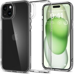 Kryt Spigen Ultra Hybrid iPhone 15 Plus Crystal Clear