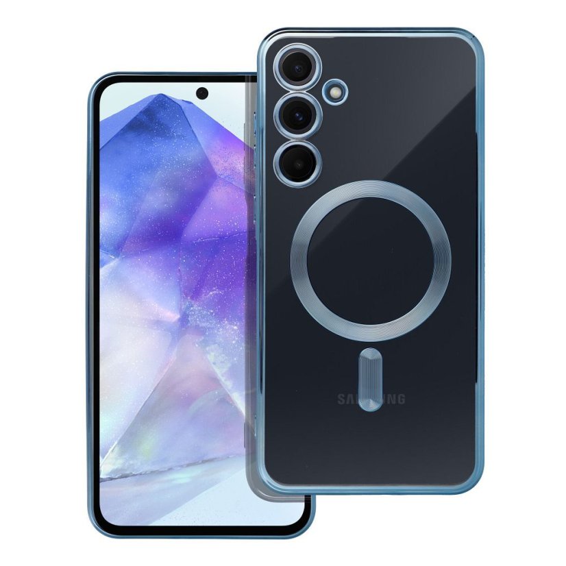 Tok Samsung Galaxy A55 Electro Mag Cover MagSafe Blue