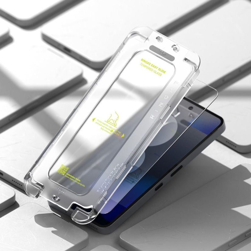 2ks v balení, set ochranných skiel Ringke Easy Slide 2-Pack Nothing Phone 3A / 3A Pro Clear