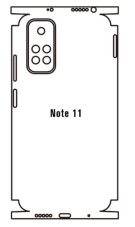 Hidrogél - hátsó védőfólia - Xiaomi Redmi Note 11