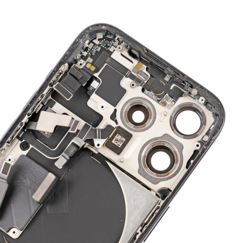 Apple iPhone 14 Pro - Zadný housing s predinštalovanými dielmi (Gold)