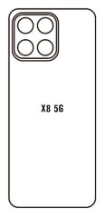 Hydrogel - zadná ochranná fólia - Huawei Honor X8 5G Hydrogel - zadná ochranná fólia - Huawei Honor X8 5G