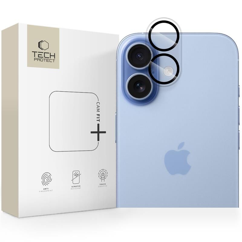 Ochranné sklo zadnej kamery Ochranné sklo zadnej kamery Tech-Protect Cam Fit+ iPhone 17 Clear