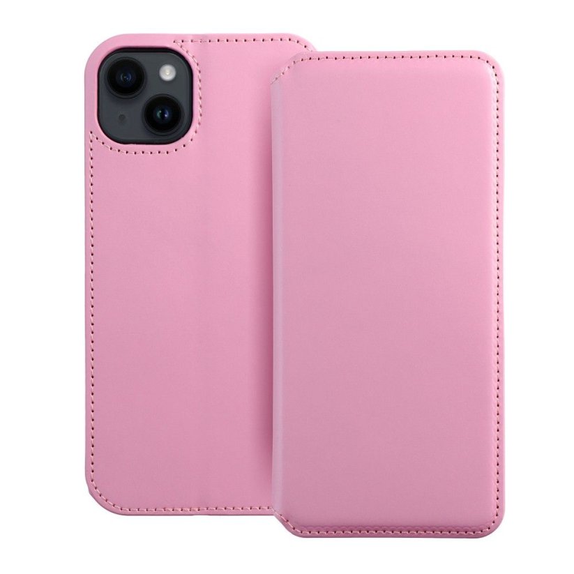 Kryt Dual Pocket Book iPhone 14 Plus Light Pink