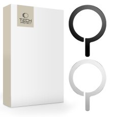 Tok Tech-Protect Metalring Magsafe Universal Magnetic Ring 2-Pack Black & Silver