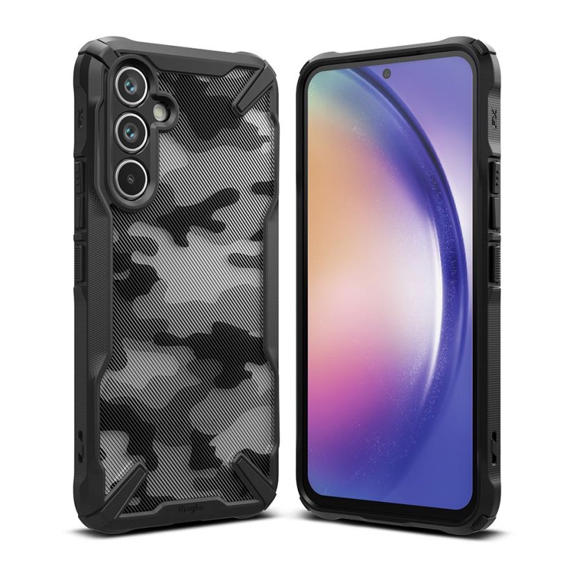 Kryt Ringke Fusion X Samsung Galaxy A54 5G Camo Black