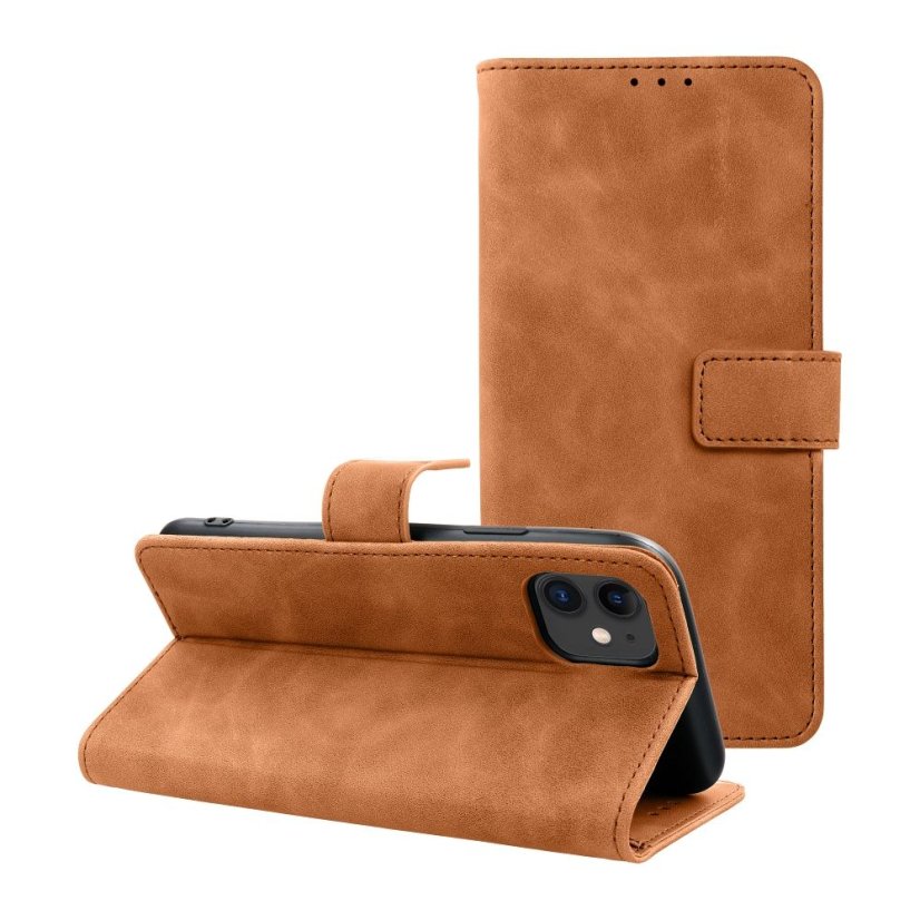 Kryt Tender Book Case iPhone 12 / 12 Pro Brown