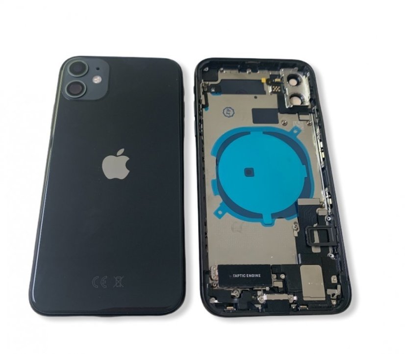 Apple iPhone 11 - Zadný housing s predinštalovanými dielmi (Space Gray)