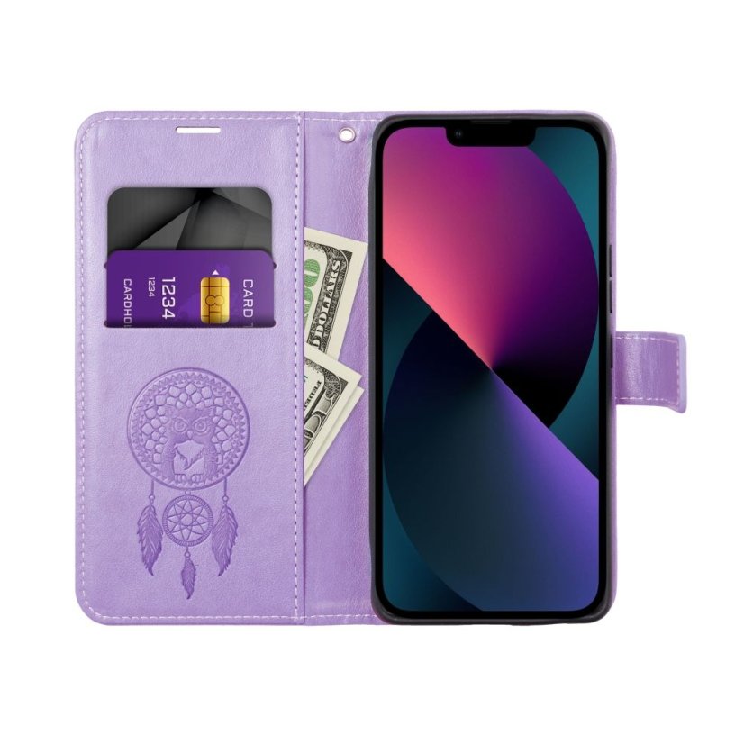 Tok MEZZO Book Case Xiaomi Redmi Note 11 / 11S lapač snov Purple