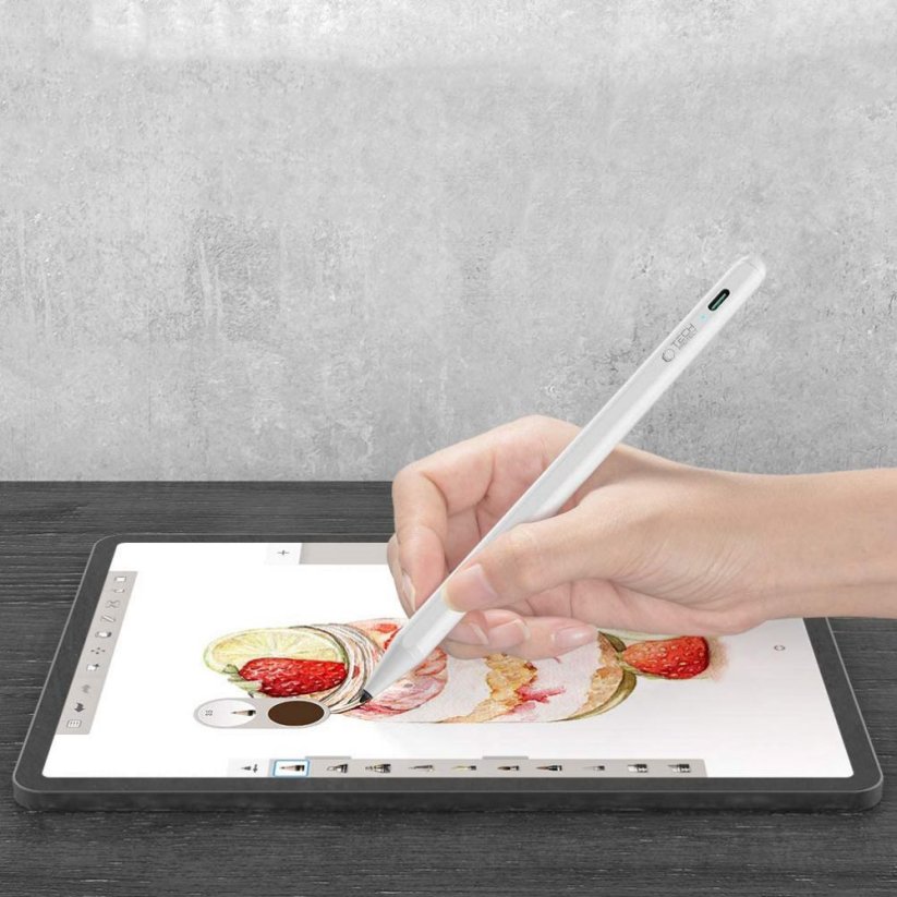 Kapacitné pero Tech-Protect Digital Magnetic Stylus Pen iPad White
