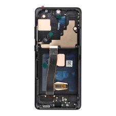Kryt LCD Display Samsung Galaxy S20 Ultra Black SOFT OLED With Frame