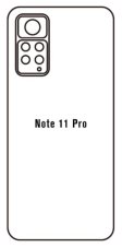 Hydrogel - zadná ochranná fólia - Xiaomi Redmi Note 11 Pro