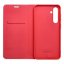 Kryt Flip Case Huawei P30 Lite Luna Book Carbon Red