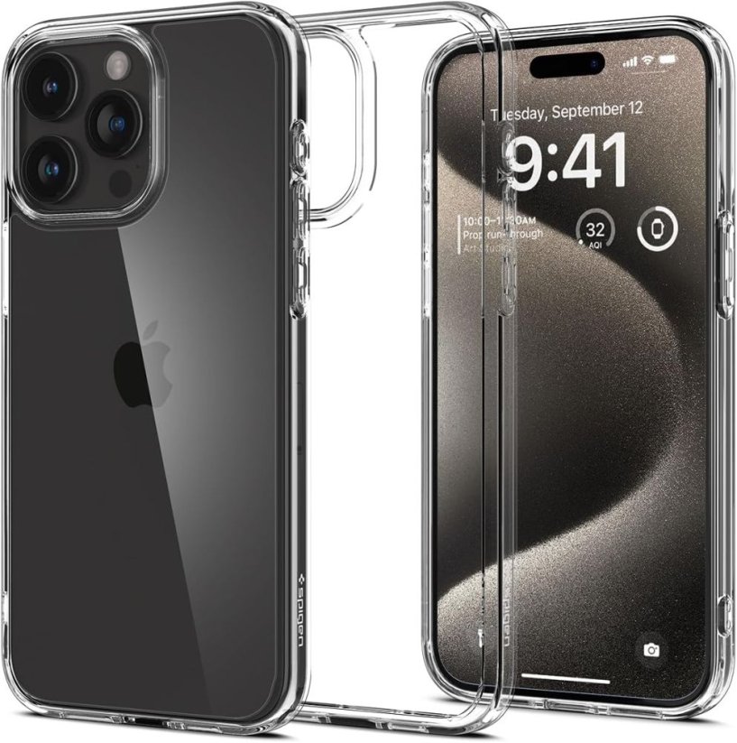 Kryt Spigen Ultra Hybrid iPhone 15 Pro Max Crystal Clear